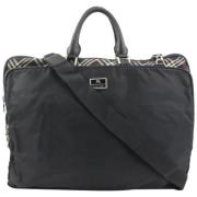 Pre-owned Draagtas Burberry Vintage , Black , Dames