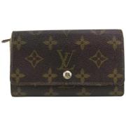 Tweedehands gecoate canvas portemonnees, Vintage stijl Louis Vuitton V...