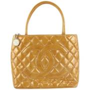 Gebruikte Handtas Chanel Vintage , Orange , Dames