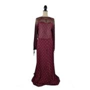 Tweedehands Stoffen Jurken Isabel Marant Pre-owned , Purple , Dames