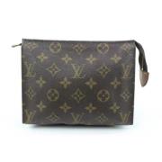 Tweedehands koppeling Louis Vuitton Vintage , Brown , Dames