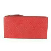 Tweedehands portemonnees Louis Vuitton Vintage , Red , Unisex