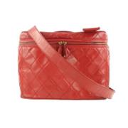 Vintage Schoudertas Chanel Vintage , Red , Dames