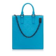 Pre-owned Leather louis-vuitton-bags Louis Vuitton Vintage , Blue , Da...