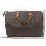 Vintage Monogram Speedy 35 Handtas Louis Vuitton Vintage , Brown , Dam...