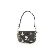 Tweedehands schoudertas Louis Vuitton Vintage , Black , Dames