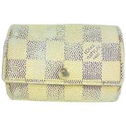 Tweedehands portemonnees Louis Vuitton Vintage , Beige , Dames