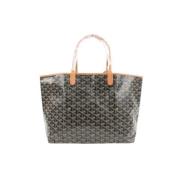 Stijlvolle Vintage Canvas Tote Bag Goyard Vintage , Black , Dames