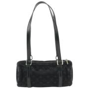 Tweedehands schoudertas Louis Vuitton Vintage , Black , Dames