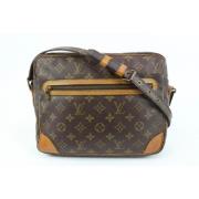 Tweedehands schoudertas Louis Vuitton Vintage , Brown , Dames