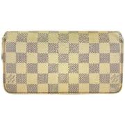 Tweedehands portemonnees Louis Vuitton Vintage , Beige , Dames