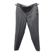Pre-owned Wool bottoms Tom Ford Pre-owned , Gray , Dames