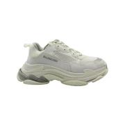 Pre-owned Leather sneakers Balenciaga Vintage , White , Dames