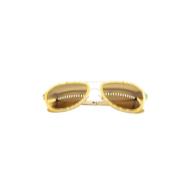 Pre-owned Metal sunglasses Dolce & Gabbana Pre-owned , Yellow , Dames