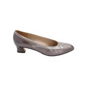 Pre-owned Platte schoenen Salvatore Ferragamo Pre-owned , Gray , Dames