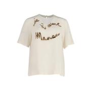 Pre-owned Silk tops Dolce & Gabbana Pre-owned , Beige , Dames