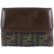 Voldoende lederen portefeuilles Fendi Vintage , Brown , Heren