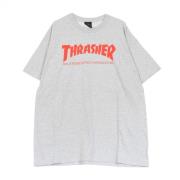 Skatemag tee t -shirt Thrasher , Gray , Heren