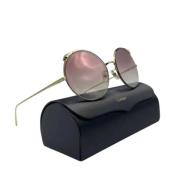 Pre-owned Metal sunglasses Cartier Vintage , Brown , Dames