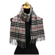 Pre-owned Cashmere scarves Burberry Vintage , Gray , Dames
