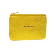 Pre-owned Leather balenciaga-bags Balenciaga Vintage , Yellow , Dames