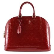 Pre-owned Leather louis-vuitton-bags Louis Vuitton Vintage , Red , Dam...