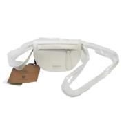Pre-owned Leather crossbody-bags Burberry Vintage , White , Dames