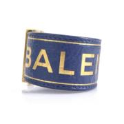 Pre-owned Leather bracelets Balenciaga Vintage , Blue , Dames