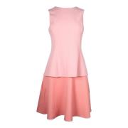 Pre-owned Wool dresses Oscar De La Renta Pre-owned , Pink , Dames