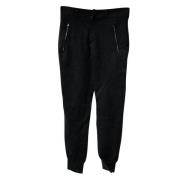 Pre-owned Viscose bottoms Alexander McQueen Pre-owned , Black , Dames