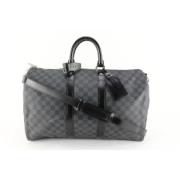 Tweedehands weekendtas Louis Vuitton Vintage , Black , Unisex