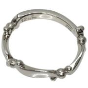 Elegante Platinum Band Ring Gucci Vintage , Gray , Dames