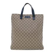 Beige Canvas Tote Gucci Vintage , Beige , Dames