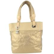 Tweedehands Winkeltas Chanel Vintage , Beige , Dames