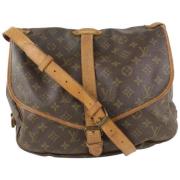 Tweedehands Schoudertas Louis Vuitton Vintage , Brown , Dames