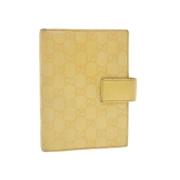 Pre-owned Leather home-office Gucci Vintage , Yellow , Dames