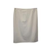 Pre-owned Wool bottoms Armani Pre-owned , Beige , Dames