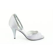 Stijlvolle Stoffen Sandalen Chanel Vintage , White , Dames