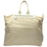 Pre-owned Draagtas Fendi Vintage , Beige , Dames