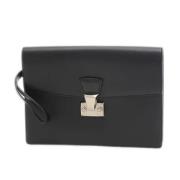 Pre-owned Fabric clutches Cartier Vintage , Black , Dames