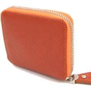 Pre-owned Leather wallets Salvatore Ferragamo Pre-owned , Orange , Uni...