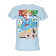 zomervakantie T -shirt Ripndip , Blue , Heren