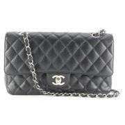 Vintage Schoudertas Chanel Vintage , Black , Dames