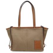 Pre-owned Canvas handbags Loewe Pre-owned , Brown , Dames