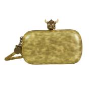 Pre-owned Leather clutches Alexander McQueen Pre-owned , Yellow , Dame...