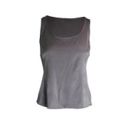 Pre-owned Acetate tops Armani Pre-owned , Gray , Dames