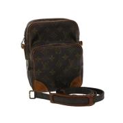 Pre-owned Canvas louis-vuitton-bags Louis Vuitton Vintage , Brown , Da...