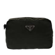 Pre-owned Canvas clutches Prada Vintage , Green , Dames
