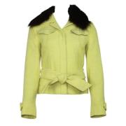 Pre-owned Wool outerwear Dolce & Gabbana Pre-owned , Yellow , Unisex