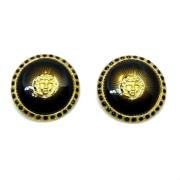 Pre-owned Metal earrings Versace Pre-owned , Brown , Dames